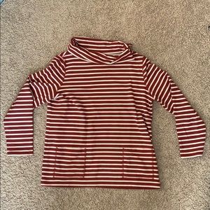 Susan Graver: Weekend Sweater W/ Pockets Stripe